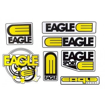 Planche Stickers Eagle A4